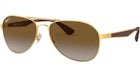 Gafas de sol Ray-Ban RB3549 Pulido Dorado/Marrón (RB3549)