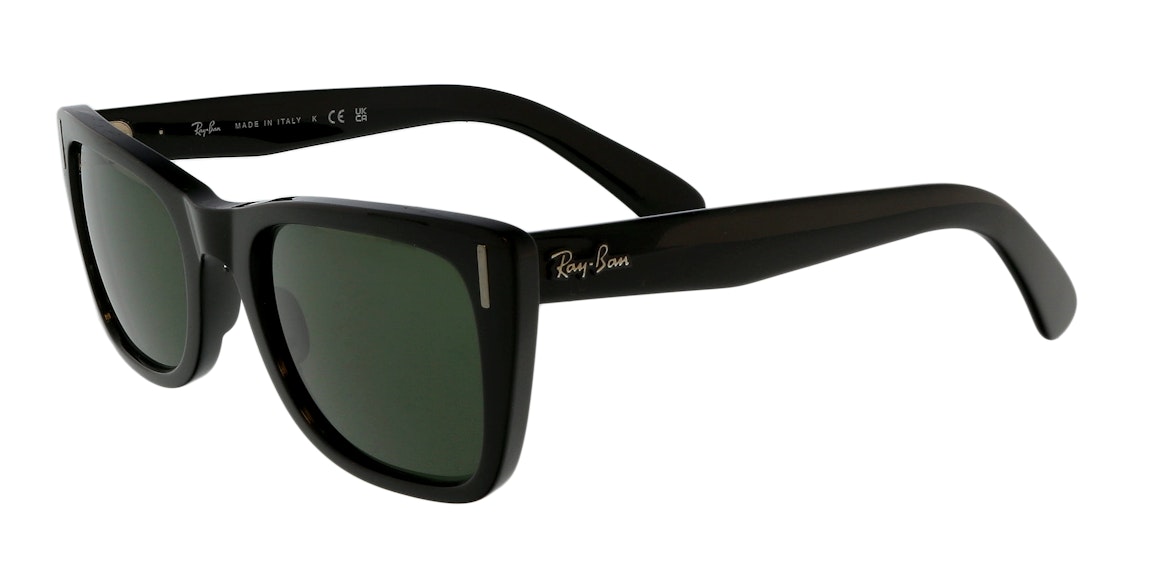 Pre-owned Ray Ban Ray-ban Rectangular Sunglasses Black (0rb2248 901/31)