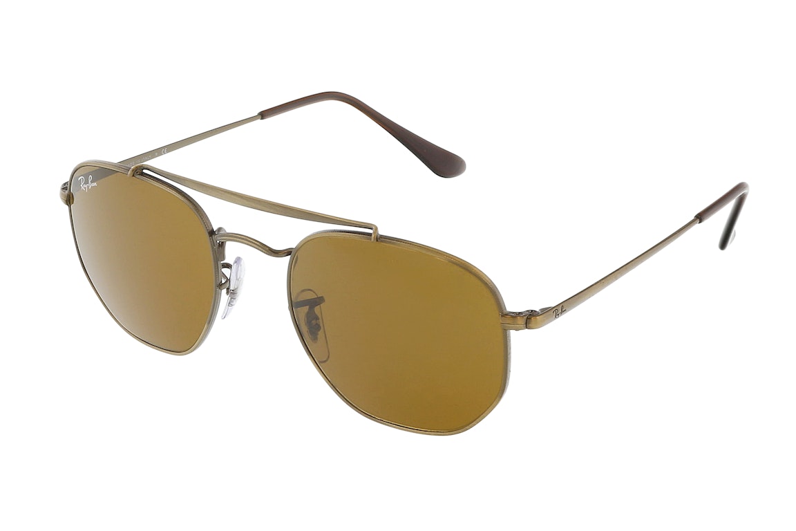 Pre-owned Ray Ban Ray-ban Round Sunglasses Antique Gold (0rb3648 92283351)