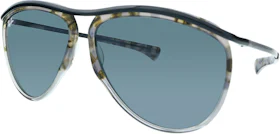 Ray-Ban Square Sunglasses Polished Grey Gradient Havana (0RB2219 1286R5 Olympian)