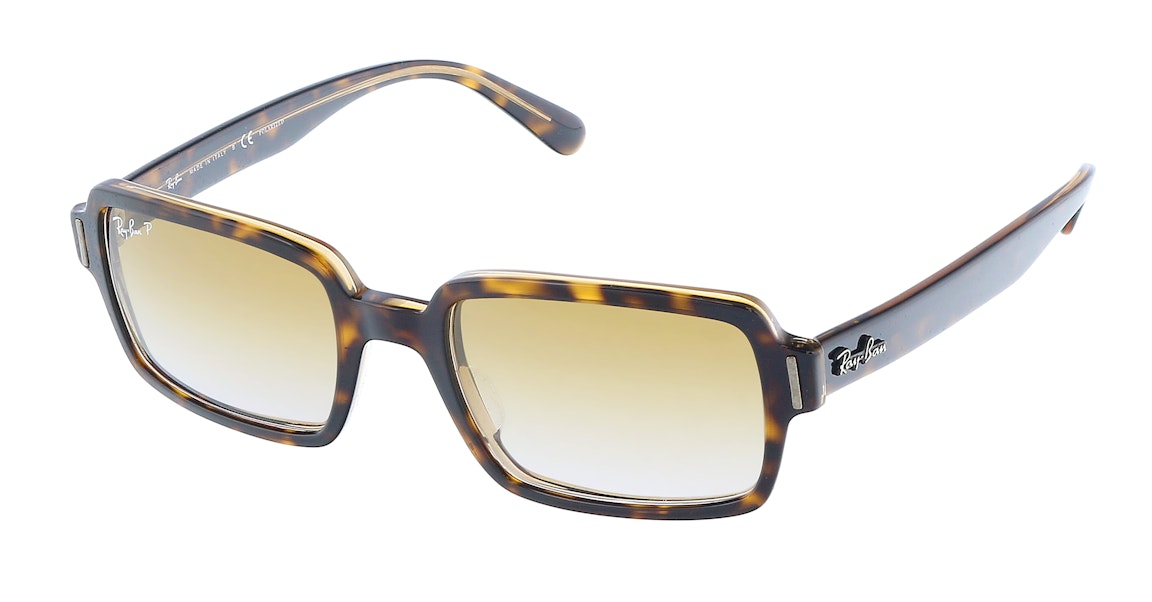 Pre-owned Ray Ban Ray-ban Square Sunglasses Tortoise (0rb2189 1292w152)