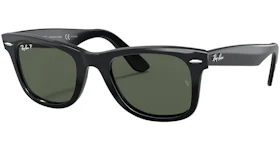 Ray-Ban Wayfarer Sunglasses Black/Green (RB2140)