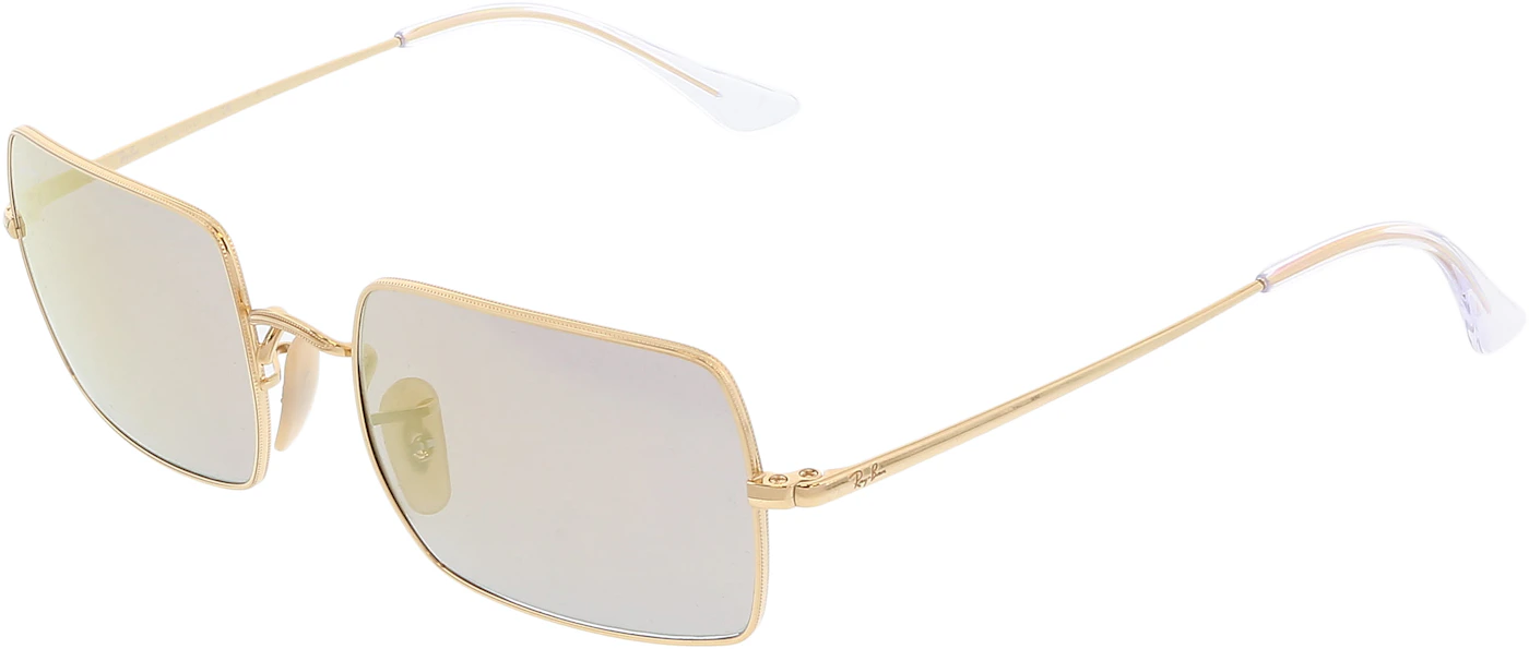 Ray-Ban Wrap Sunglasses Shiny Gold (0RB1969 001/B354) in Acetate/Metal - US