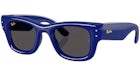 Ray-Ban x A$AP Rocky Wayfarer Puffer Sunglasses Polished Blue Ultra Black (RB4940)