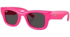 Ray-Ban x A$AP Rocky Wayfarer Puffer Sunglasses Polished Fucsia Ultra Black (RB4940)
