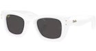 Ray-Ban x A$AP Rocky Wayfarer Puffer Sunglasses Polished White Ultra Black (RB4940)