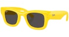 Ray-Ban x A$AP Rocky Wayfarer Puffer Sunglasses Polished Yellow Ultra Black (RB4940)