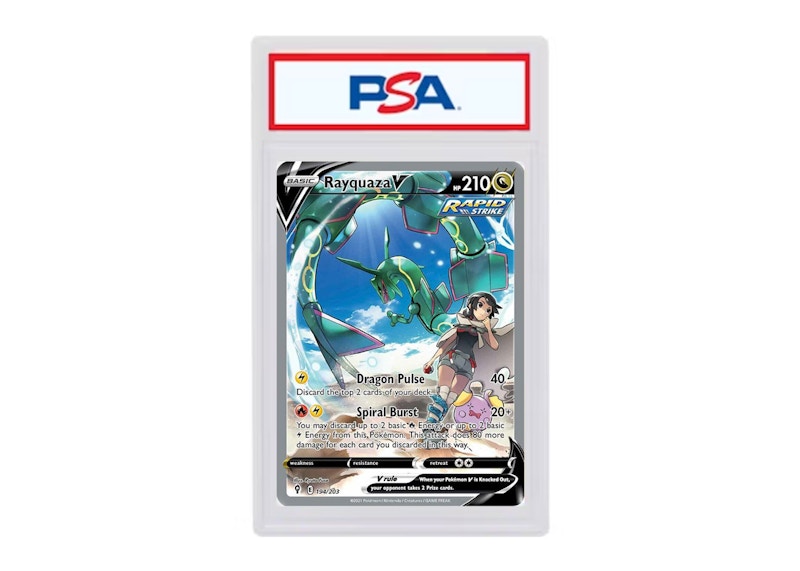 Rayquaza V 2021 Pokémon Sword & Shield Evolving Skies Alternate