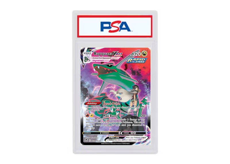 rayquaza pokemon card vmax 2.5 inch Round Stained Glass Pokemon Vol. 2 Cardstock Only for freshie –  Cinderlyssa main image 1