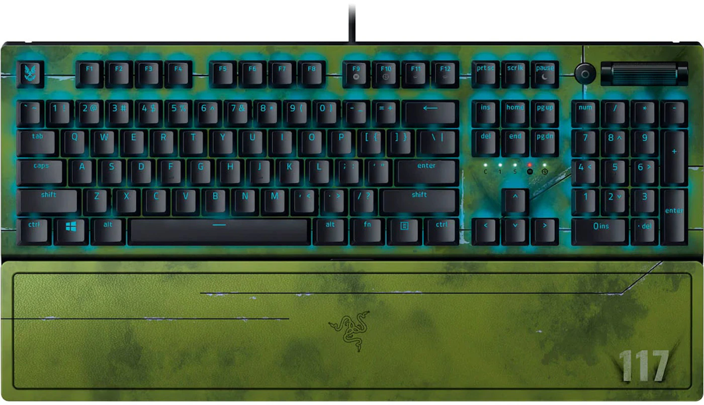 Razer BlackWidow V3 Halo Infinite Edition Mechanical Gaming Keyboard  RZ03-03542600-R3M1 - US