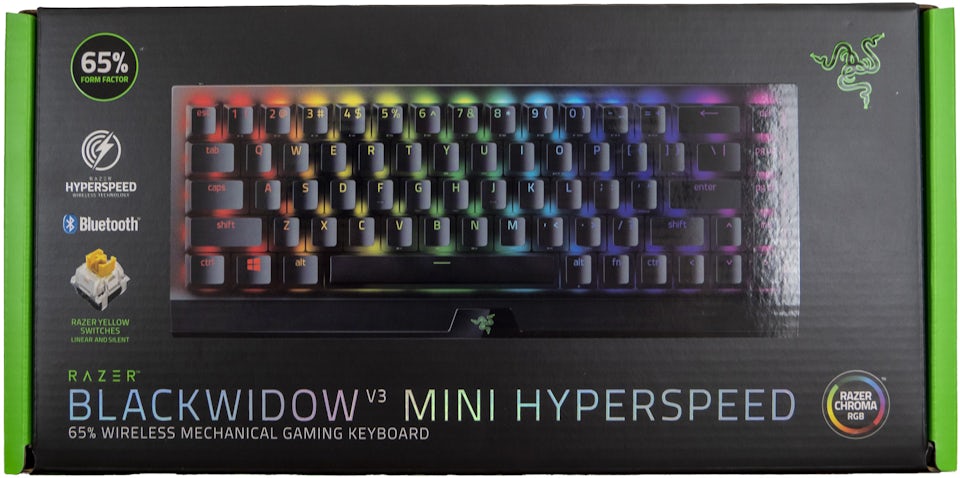 Razer BlackWidow V3 Mini Hyperspeed 65% Wireless Gaming Keyboard  RZ03-03890200-R3U1 Black - IT