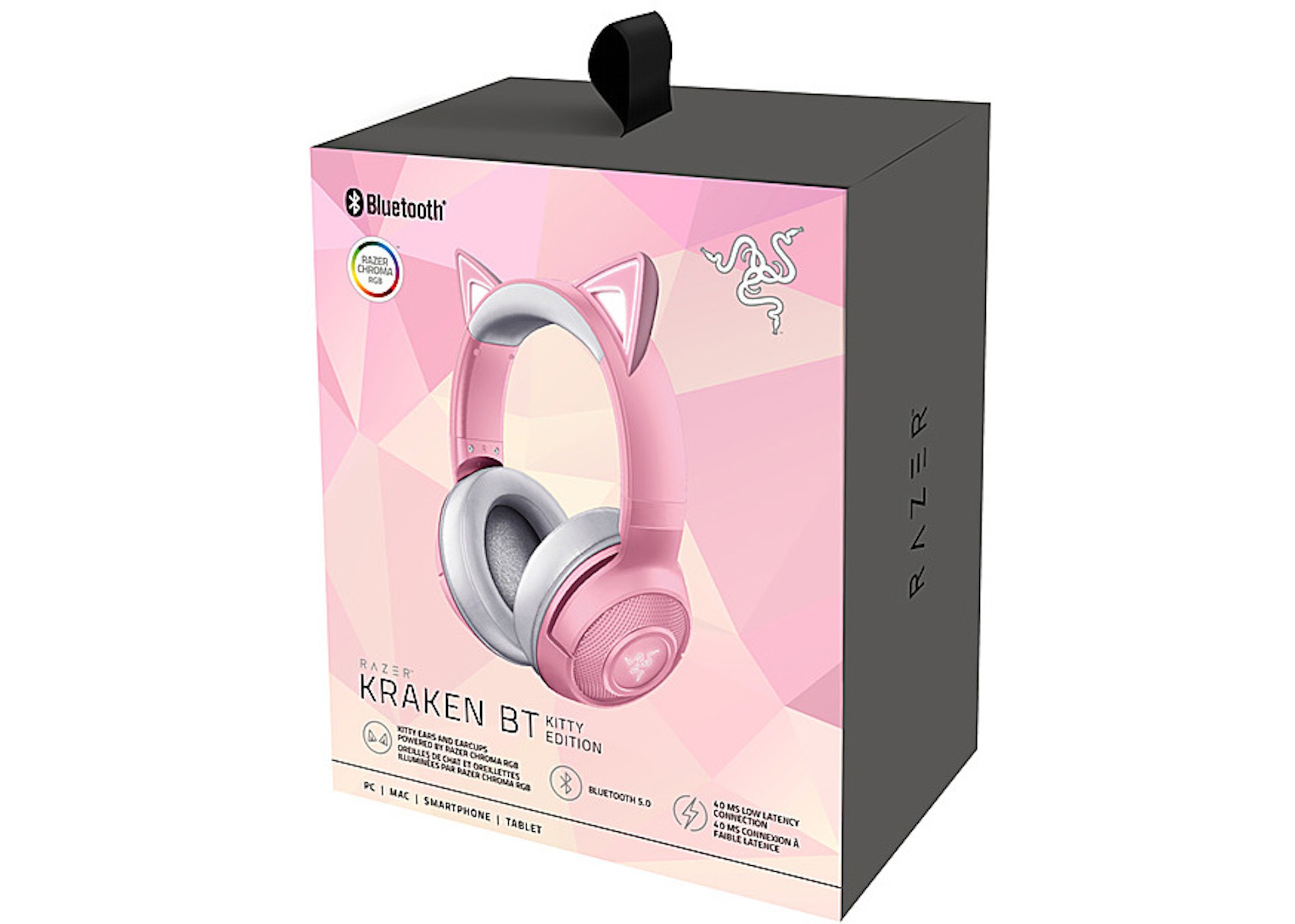dood gaan maaien Vallen Razer Kraken Kitty Wireless Gaming Headset RZ04-03520100-R3U1 Quartz Pink -  US