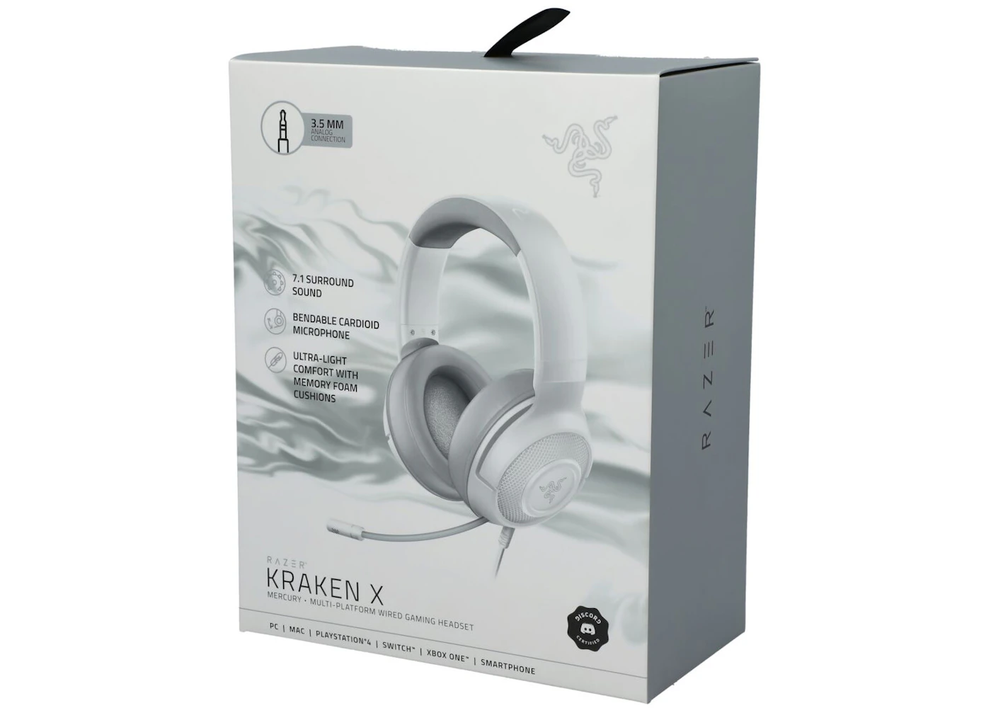 uitglijden Gezamenlijke selectie Inheems Razer Kraken X Lite Essential Gaming Headset RZ04-02890300-R3U1 Mercury  White - US