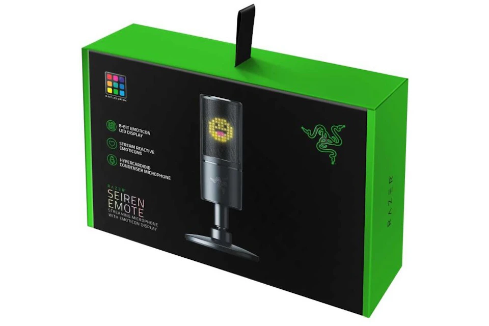 Razer Seiren Wired Microphone with Emoticon Display RZ19-03060100-R3M1 Black