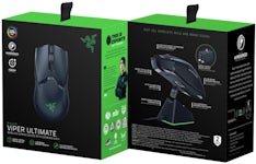 Razer Viper Ultimate Wireless Gaming Mouse with Charging Dock RZ01-03050100-R3U1 Black