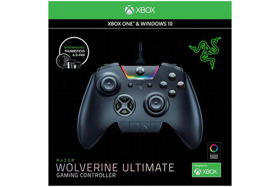 Razer Wolverine Xbox Gaming Controller RZ06-02250100-R3U1 Black