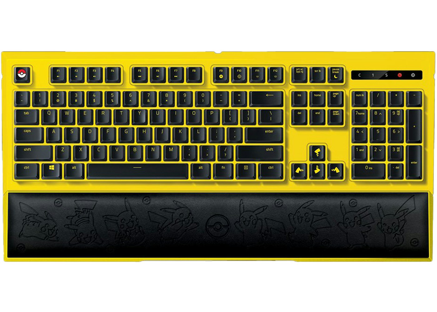Razer x Pokémon Pikachu Limited Edition Backlit Keyboard RZ03-02043700 ...