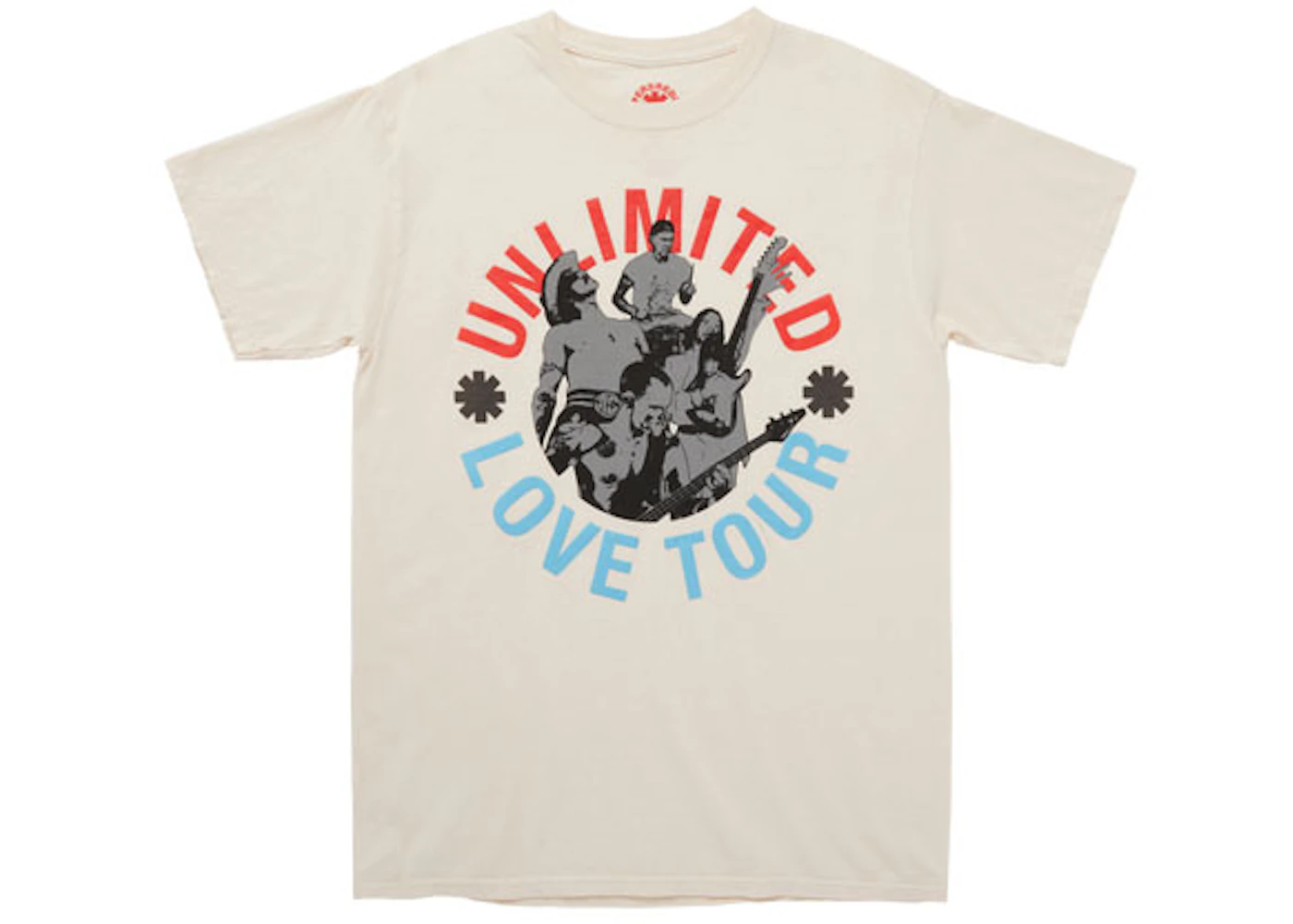 Red Hot Chili Peppers Unlimited Love T Shirt Natural Ss22 Jp Red Hot Chili Peppers Unlimited Love T Shirt Natural Ss22 Jp