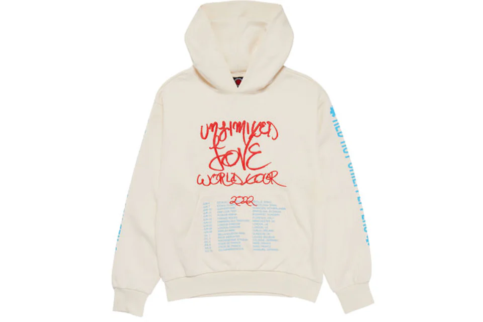 Red Hot Chili Peppers Unlimited Love Usa Tour Hoodie Natural Ss22
