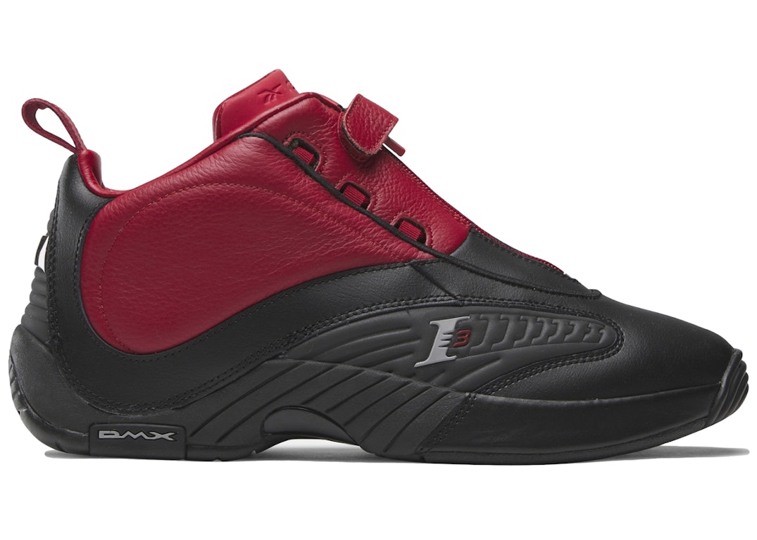 Pre-owned Reebok Answer Iv Black Flash Red In Flash Red/core Black/mgso