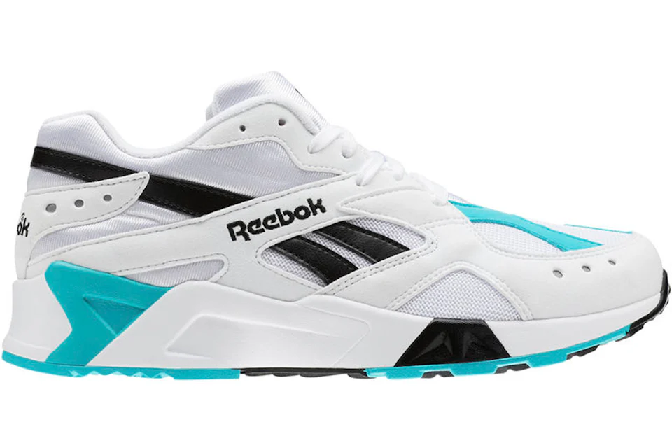 Reebok Aztrek White Solid Teal Black