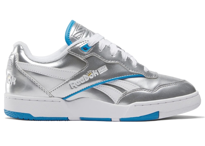 Pre-owned Reebok Bb 4000 Ii Angel Reese (women's) Sneakers In Silver/always Blue/white In Multi