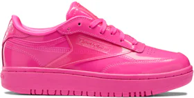 Reebok Club C Double Revenge Women's Shoes in Cloud White/Pink/Glow Radiant  Aqua