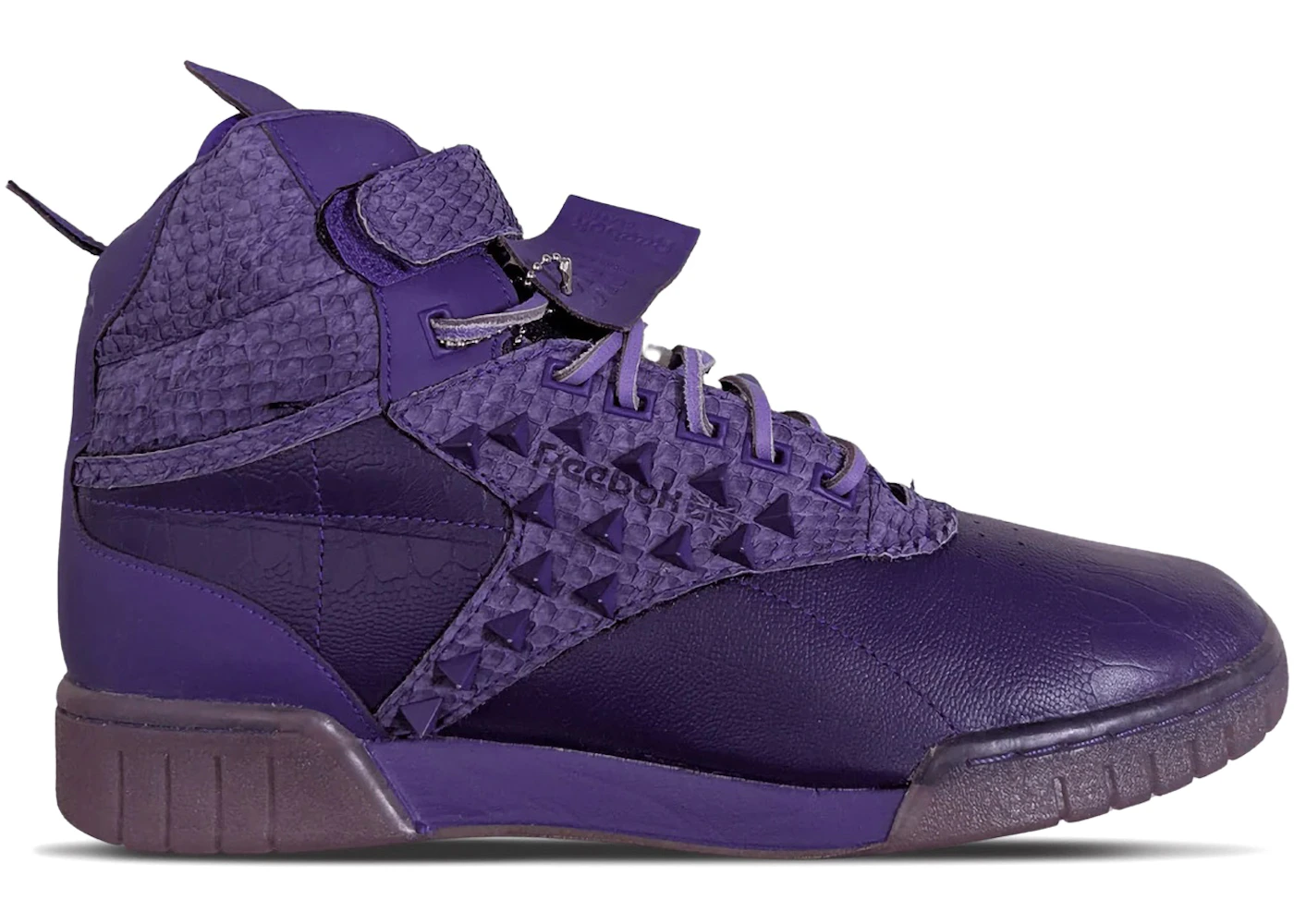 Purple Reebok Gl 500 Purpura Reebok Classic Exo Fit Hi Clean PM