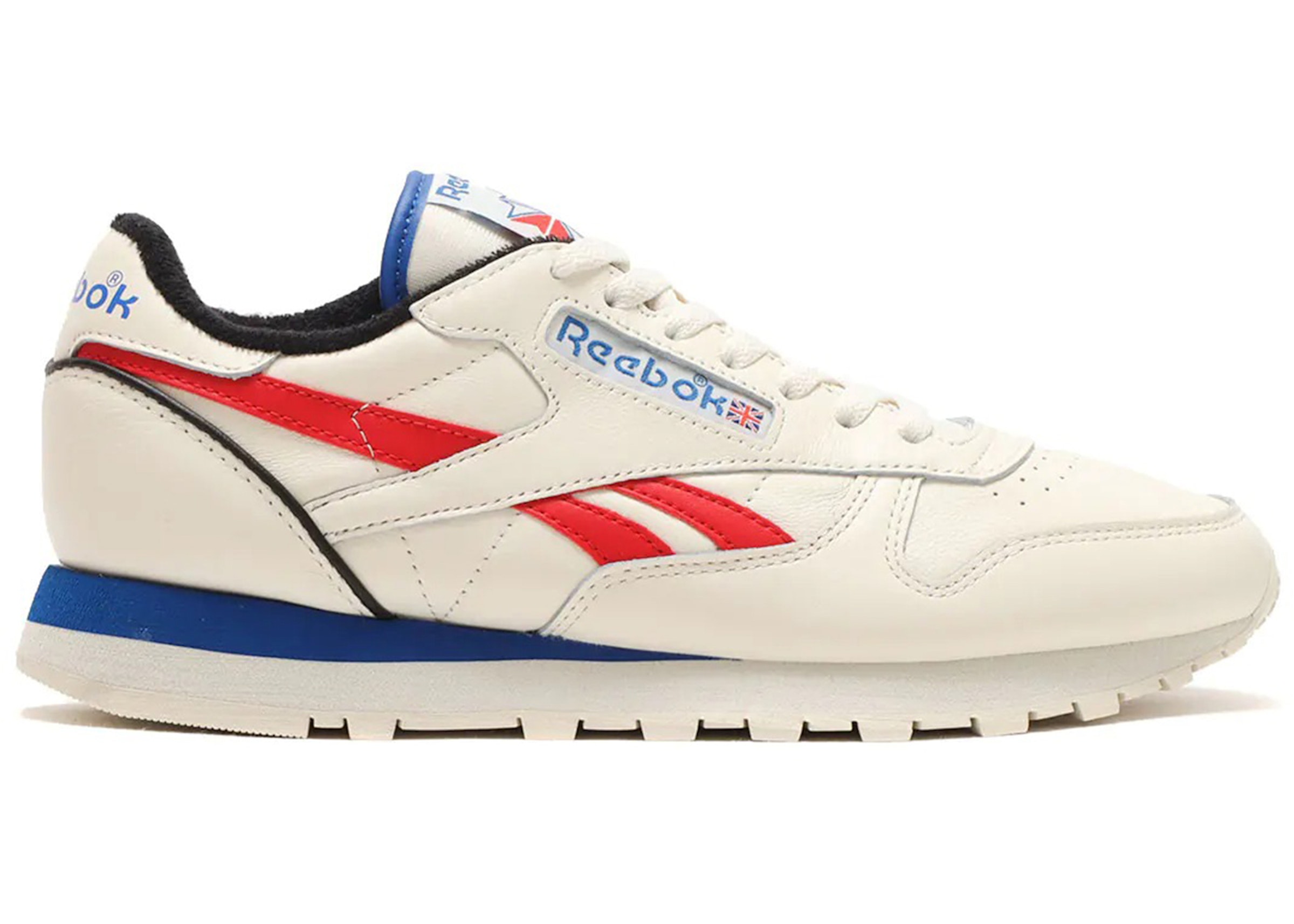 Reebok Leather White Blue Red Men's - - US