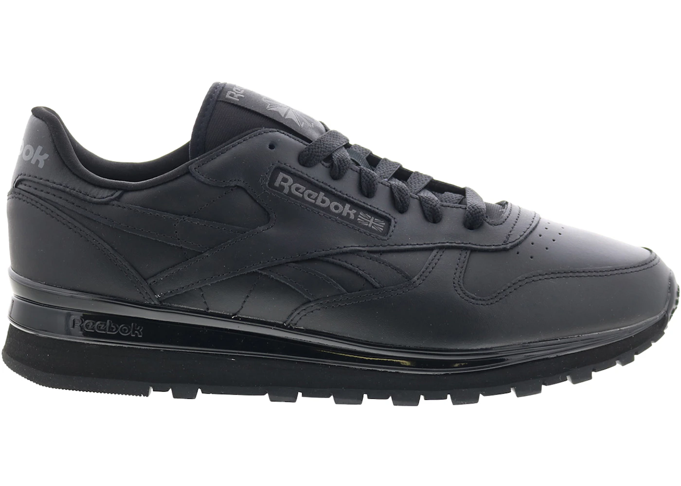 Reebok Clip classique en cuir triple noir Homme Style GX9728