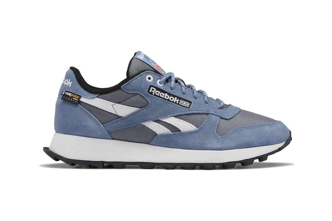 Pre-owned Reebok Classic Leather Cordura Grey Blue Slate In Cold Grey/blue Slate/core Black