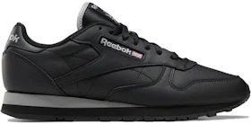 Reebok Classic Leather Black (Women's) - 5324 - US