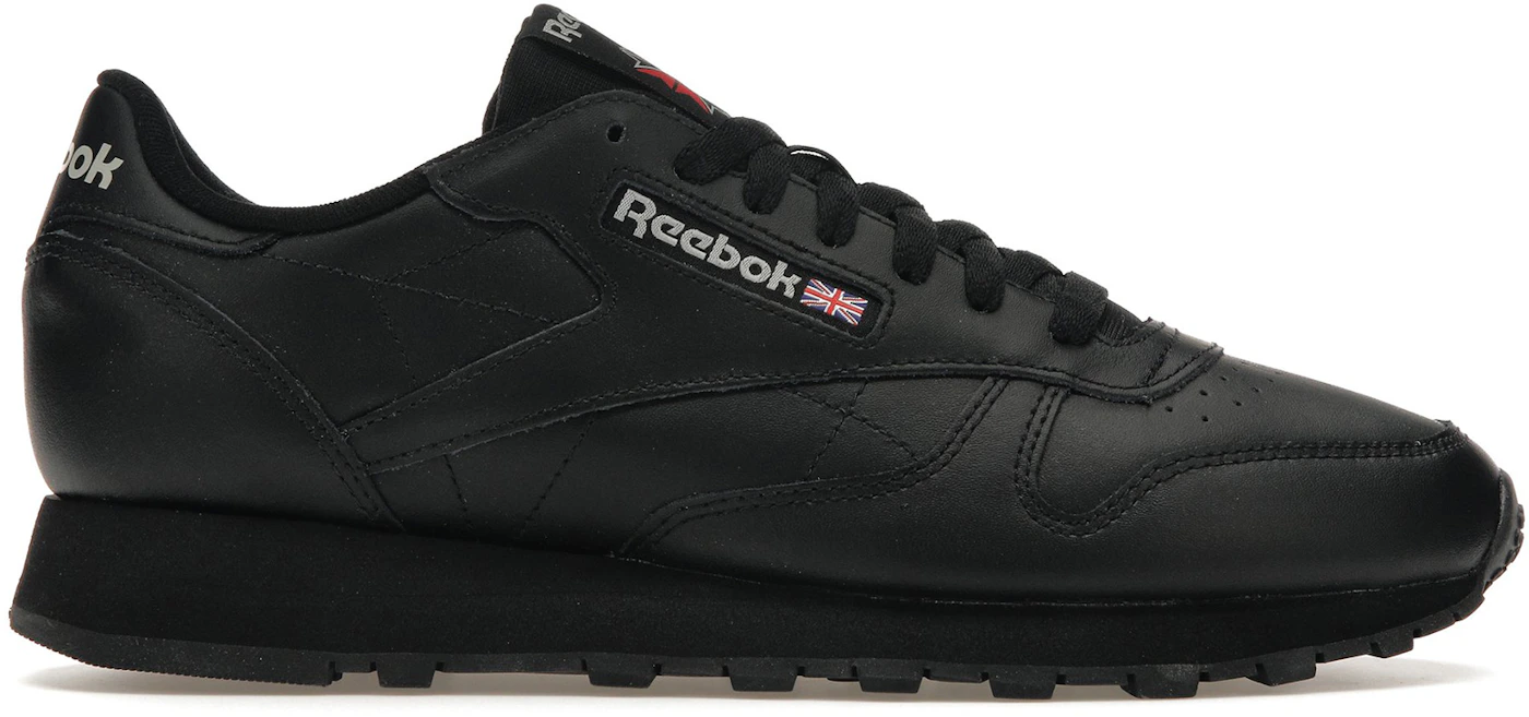 Reebok Classic Leather Core Black Pure Grey Men's - GY0955 - US