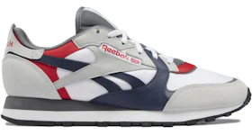 Reebok Classic Leather Grey Navy Red