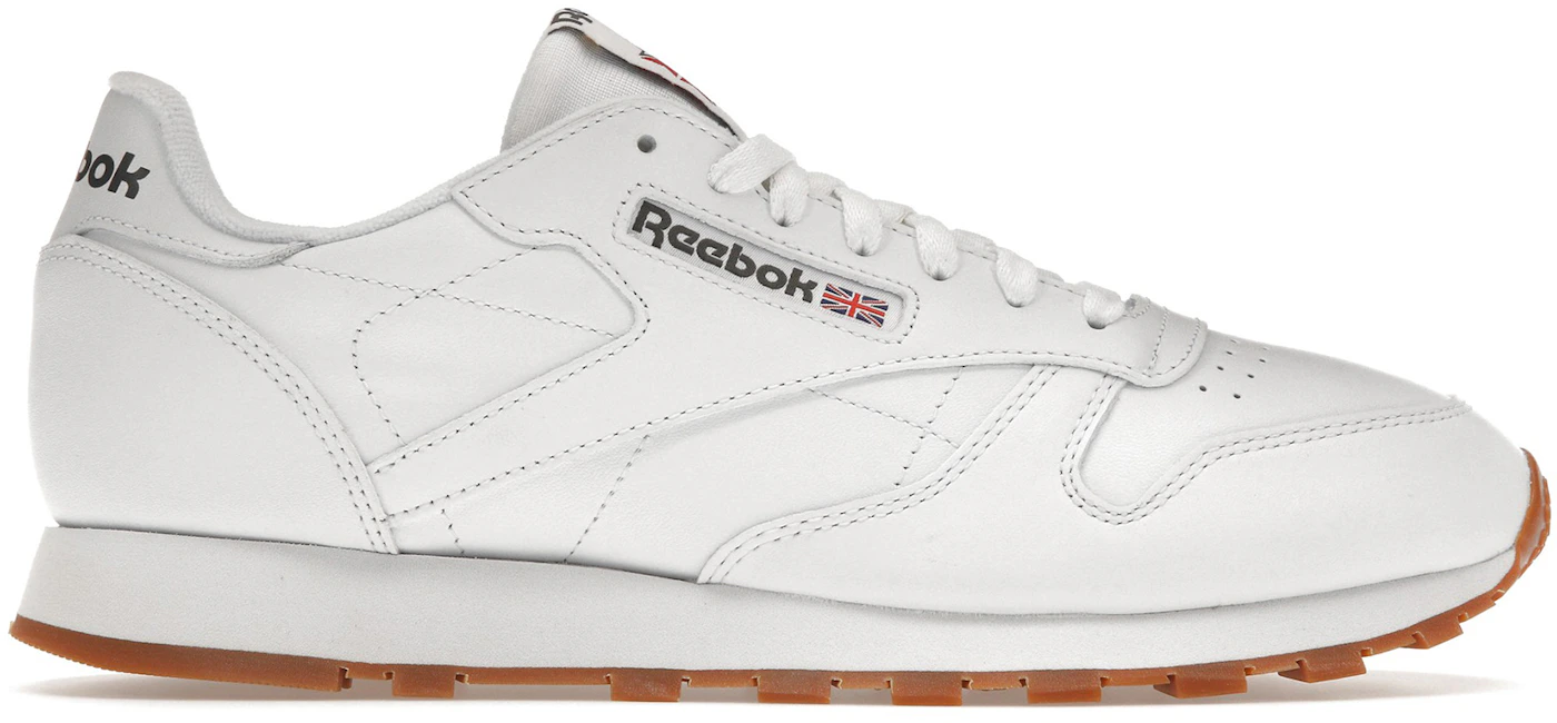 trofast Alfabetisk orden Adelaide Reebok Classic Leather Intense White Gum Men's - 49799 - US