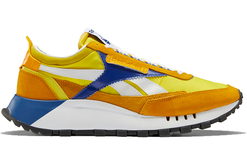 Reebok classic leather best sale mens yellow