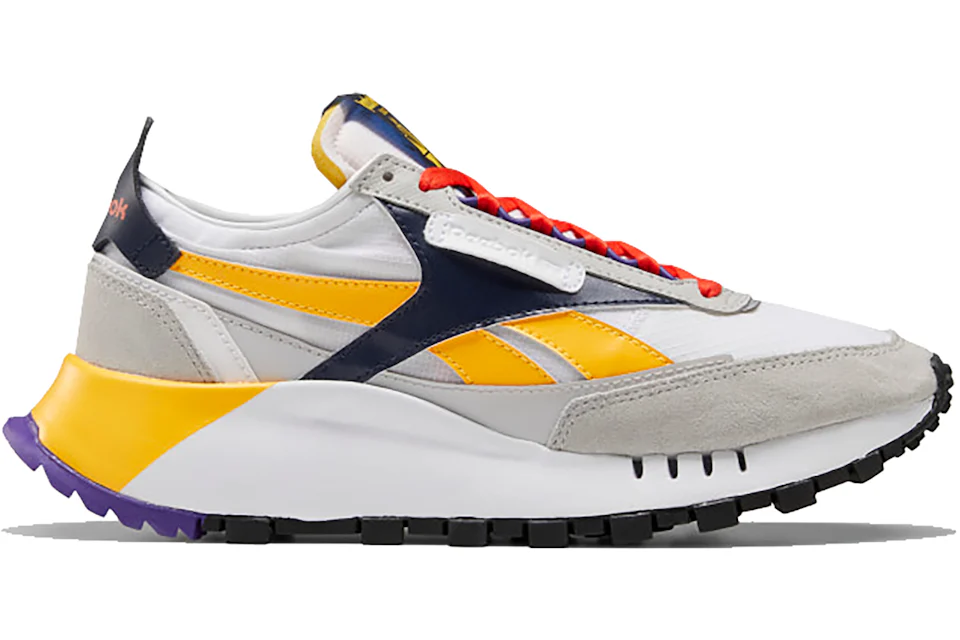 Reebok Classic Leather Legacy Snowy Grey Solar Gold Women s