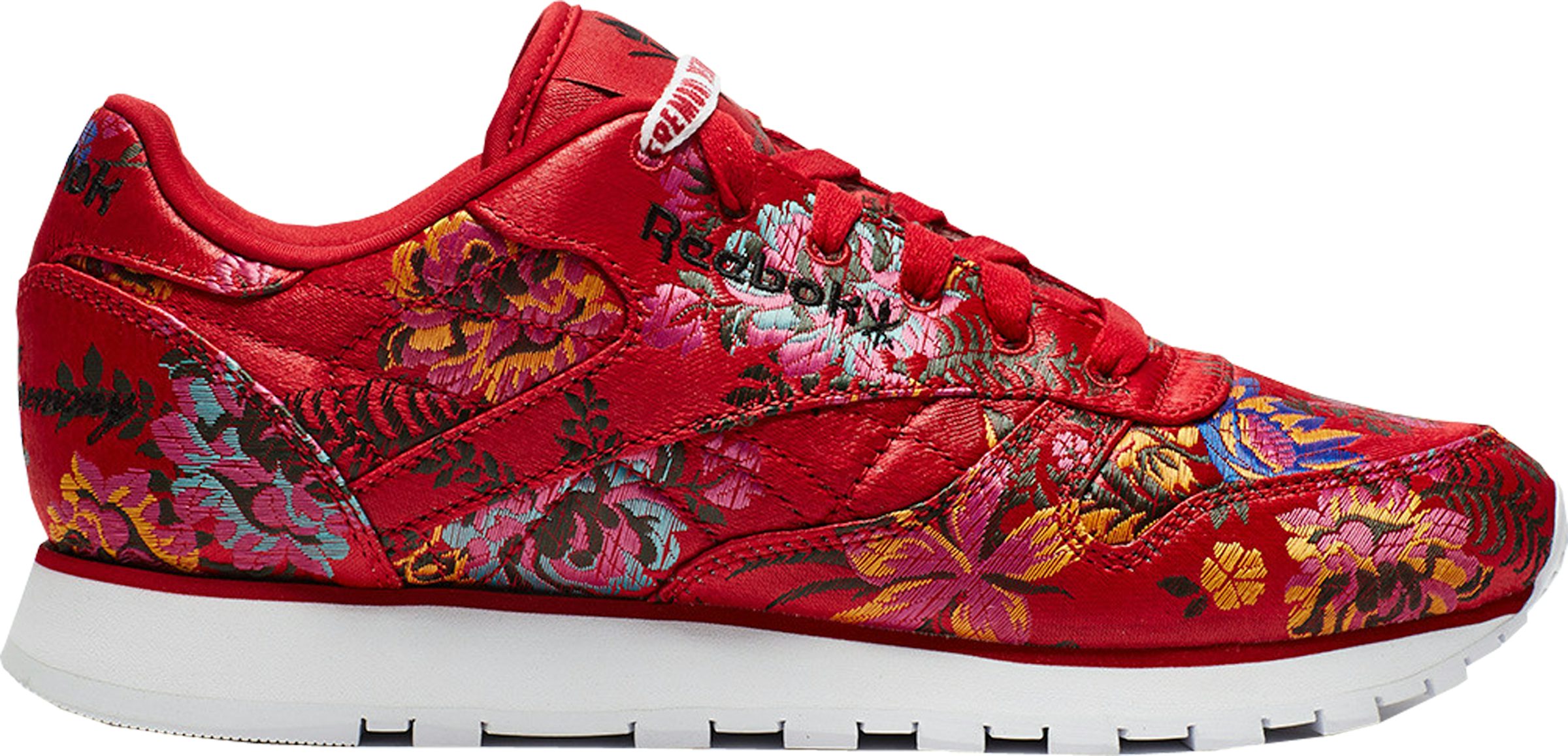 Glad in de buurt Nominaal Reebok Classic Leather Opening Ceremony Floral Satin Red Men's - - US