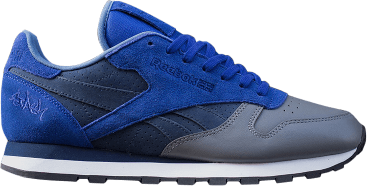 REEBOK Classic Retro Tennis Shoes Blue / White Leather. Mens Size 13 RB 405  PYE | eBay