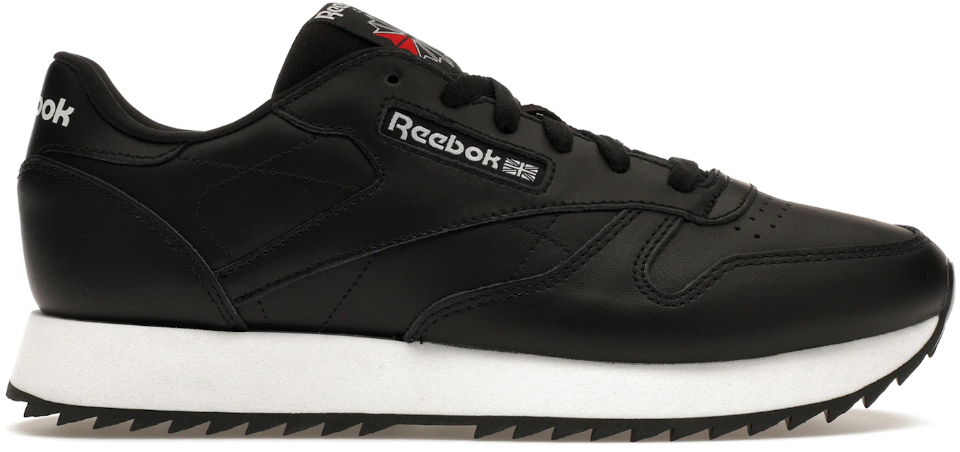 Reebok Classic Leather Ripple Black White (Women's) - GX5093 - US