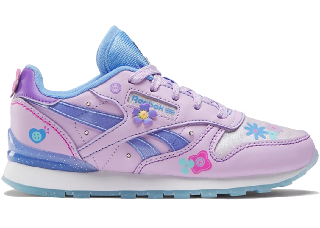 Pre-owned Reebok Classic Leather Step N Flash My Little Pony Izzy (ps) In Moonglow/purple/crystal Blue