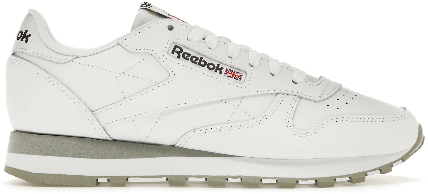 Reebok Classic Leather White Pure Grey Men's - GY3558 - US