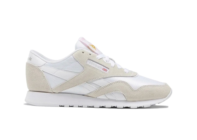 Reebok classic nylon white light grey new arrivals