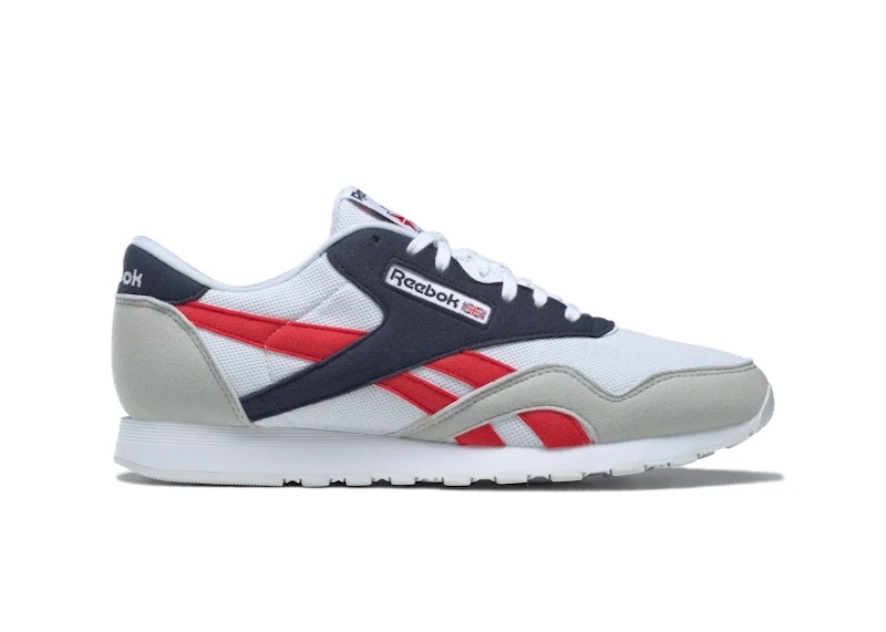 Reebok Classic Nylon White Navy Primal Red Men s GW8357 US