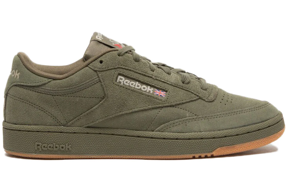 Reebok club c 85 canopy green trainers Clearance