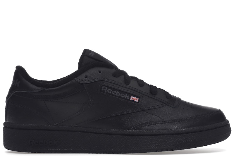 Reebok black club hot sale c 85