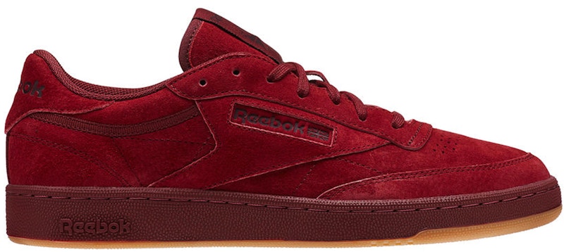 reebok club c 85 collegiate burgundy