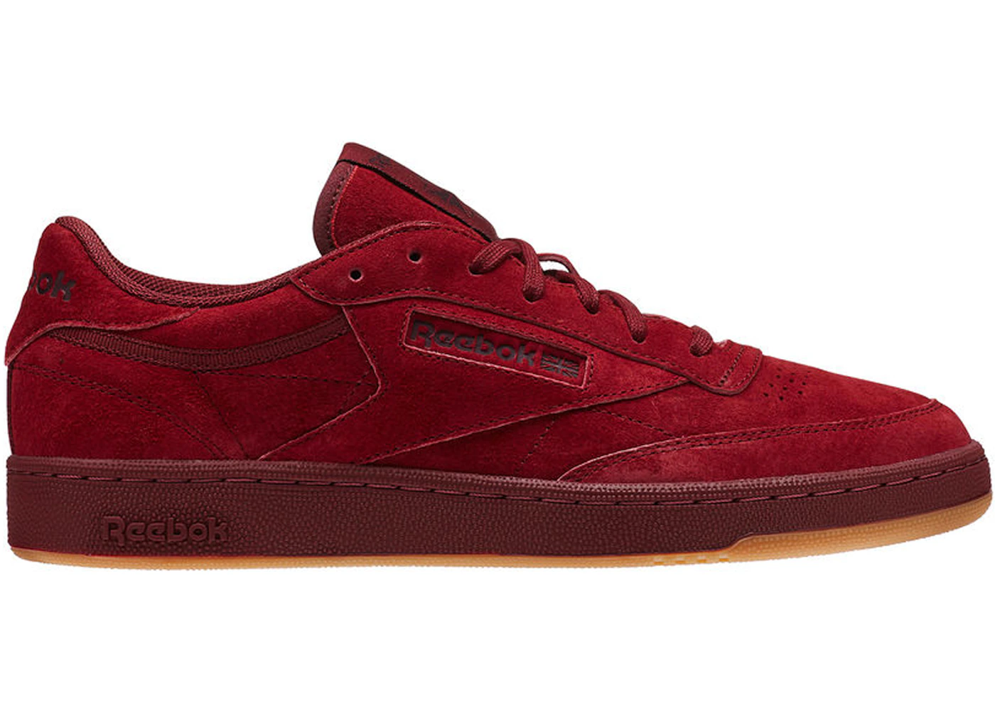Reebok club c 85 best sale burgundy