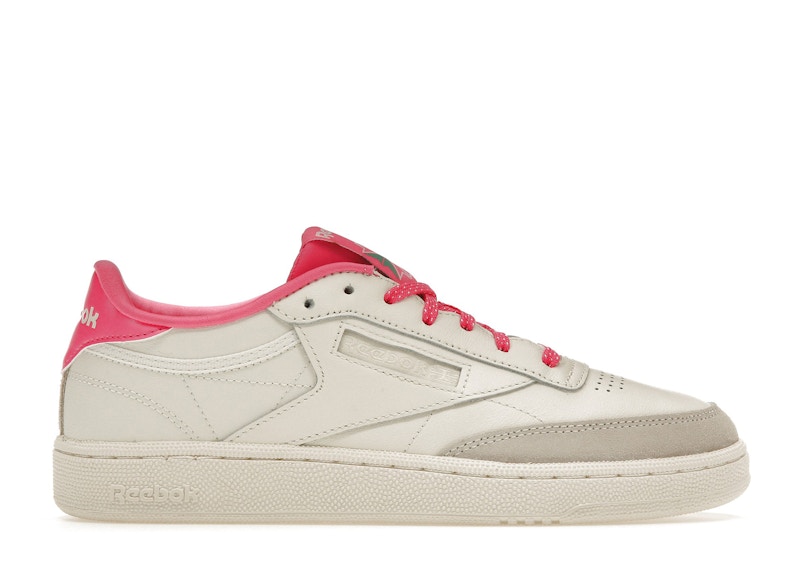 Pink reebok cheap club c