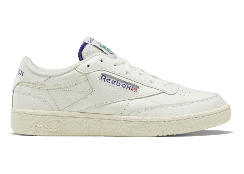 purple reebok club c